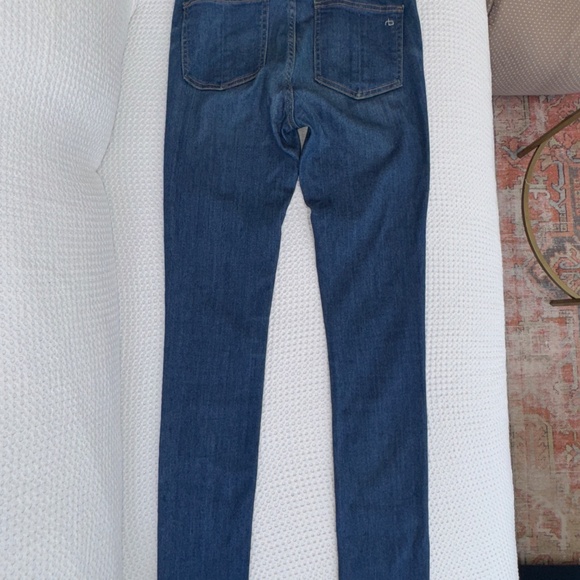 Rag & Bone mid rise skinny ankle jeans in Southwood color - Picture 5 of 6